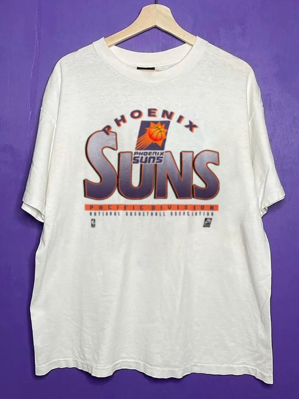 Vintage 90s Phoenix Suns Basketball Fan Shirt, NBA Phoenix Suns Unisex Shirt Tee